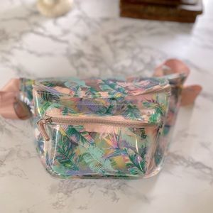 No Boundaries NOBO Fanny Pack Crossbody Bag Clear